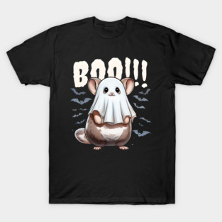 Cool Chinchilla Boo Halloween Costume Gift Happy Halloween Chinchilla Lover T-Shirt