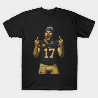 Josh Allen Flipping The Bird Vintage HD Classic T-Shirt