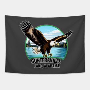 Guntersville Lake, Alabama V8 Tapestry