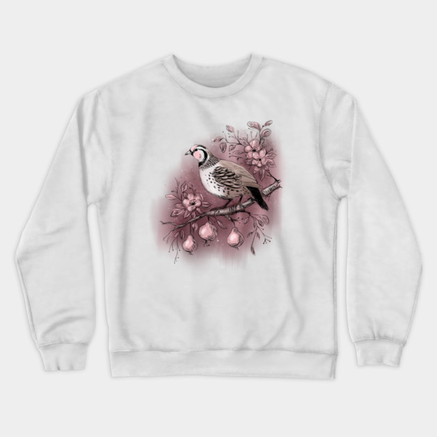 Partridge in a Pear Tree Crewneck Sweatshirt by H. R. Sinclair