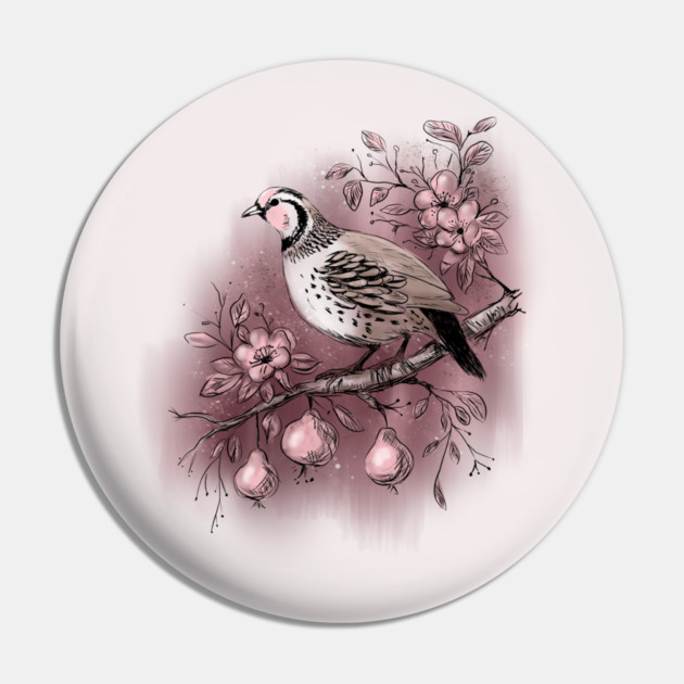 Partridge in a Pear Tree Pin by H. R. Sinclair