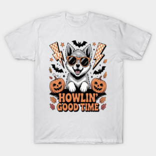 Dog pumpkin good time  halloween T-Shirt