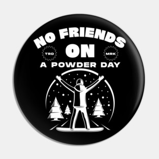 Snowboard friends Pin