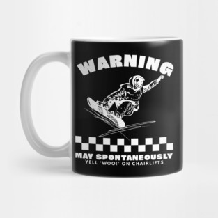 Snowboard yelling Mug