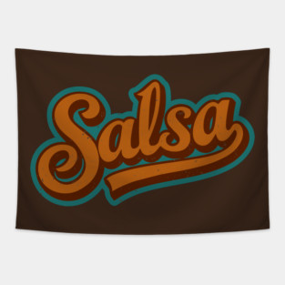 Salsa - Retro design Tapestry
