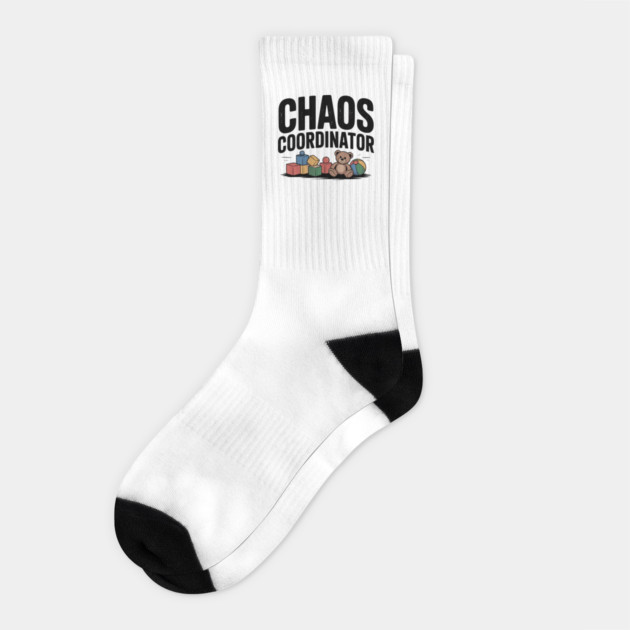 Chaos Coordinator Socks by Frank Ring