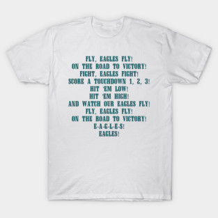 Fly Eagles Fly Philadelphia Eagles Fight Song - julianaphein #42 T-Shirt