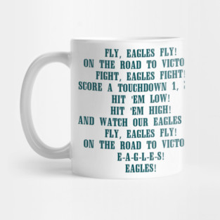 Fly Eagles Fly Philadelphia Eagles Fight Song - julianaphein #42 Mug