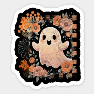 Coquette Ghost Departure Approved Halloween Design Magnet
