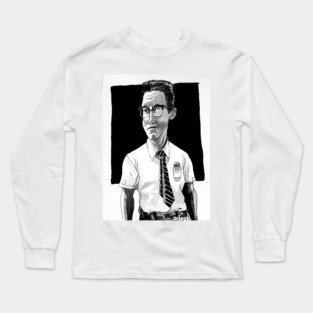 Falling Down "D-Fens" illustration (original) Long Sleeve T-Shirt