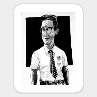 Falling Down "D-Fens" illustration (original) Magnet