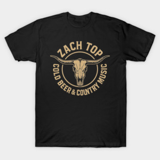 Zach-Top-Cold-beer-and-Country T-Shirt