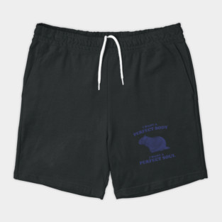 Capybara I Want A Perfect Body I Want A Perfect Soul Shorts