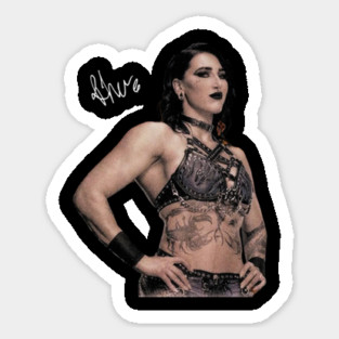 Rhea Ripley Signature Pose Sticker