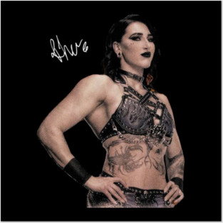 Rhea Ripley Signature Pose Posters and Art