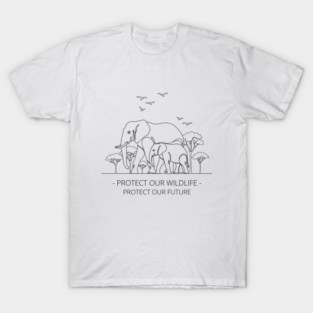 Protect Our Wildlife, Protect Our Future – Nature T-Shirt