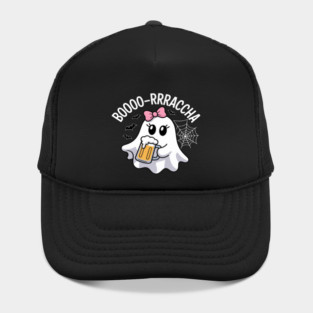 Booo-rrraaccha Funny Ghost Beer Halloween Spooky Season Hat