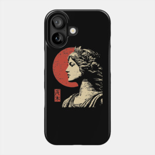 Aphrodite Greek Goddess of Love Japanese Art Style Phone Case