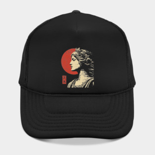 Aphrodite Greek Goddess of Love Japanese Art Style Hat