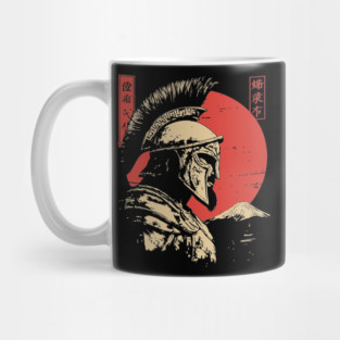 Ares Greek God of War Spartan Warrior Art Mug