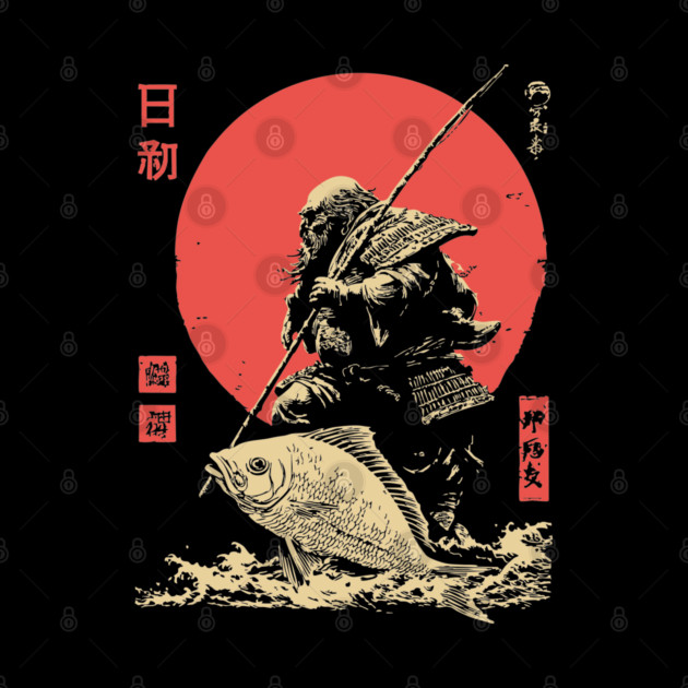 Ebisu Japanese God of Luck and Fishermen Vintage by TuncGK