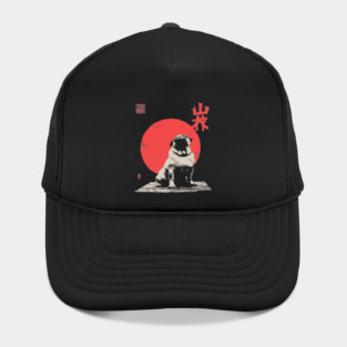 The Majestic Fat Pug Vintage Japanese Style Art Hat