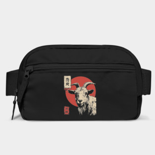 The Unflinching Goat Vintage Ukiyo-e Farm Portrait Bag