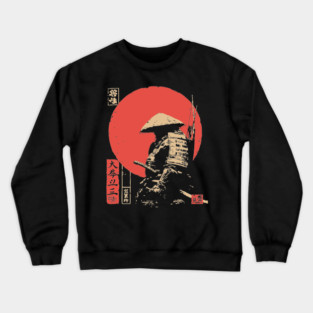 Hachiman The Samurai God of War Japanese Ukiyo-e Crewneck Sweatshirt