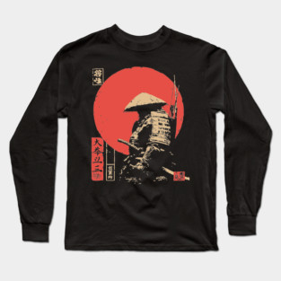 Hachiman The Samurai God of War Japanese Ukiyo-e Long Sleeve T-Shirt