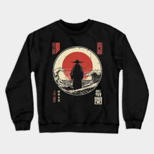 Izanagi and Izanami Japanese Creation Myth Ukiyo-e Crewneck Sweatshirt