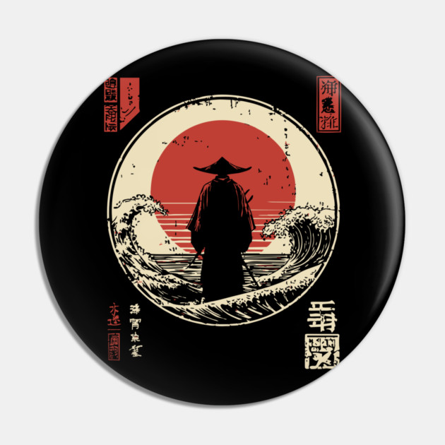 Izanagi and Izanami Japanese Creation Myth Ukiyo-e Pin by TuncGK