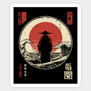 Izanagi and Izanami Japanese Creation Myth Ukiyo-e Sticker