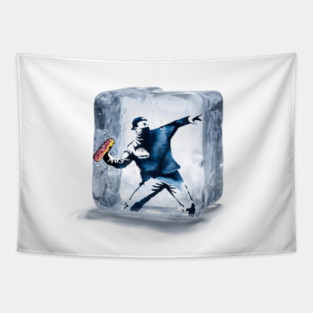 No Ice: Sandwich Guy, Deli Sandwich Weapon Free DC Tapestry