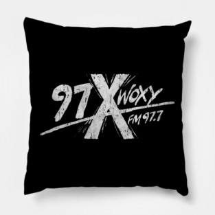WOXY Radio Station Pillow