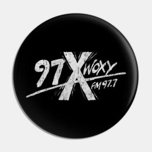 WOXY Radio Station Pin