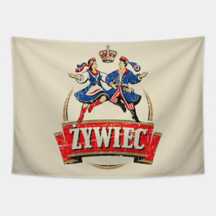 vintage - zywiec beer Tapestry