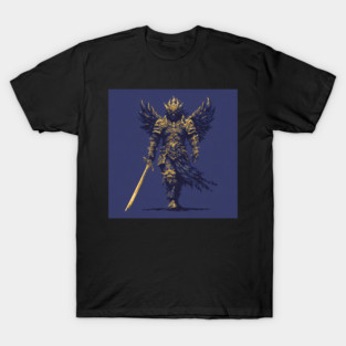 Golden Warrior of the Night T-Shirt