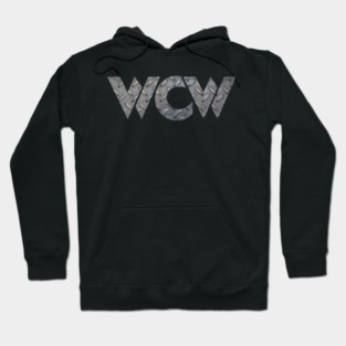 WCW Metal Pattern Logo Hoodie
