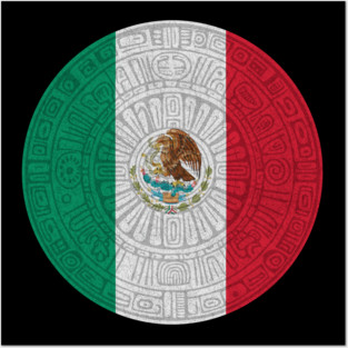 Mexican flag Posters and Art