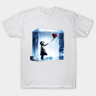 No Ice: Dump Trump Girl and Balloon T-Shirt