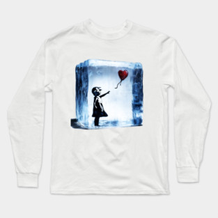 No Ice: Dump Trump Girl and Balloon Long Sleeve T-Shirt