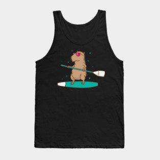 Guinea Pig Caviidae Guinea Pig surfing Rodent Tank Top