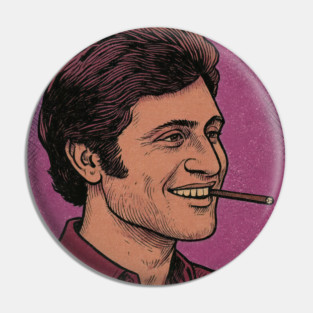 Joe Dassin Fan Art Design Pin