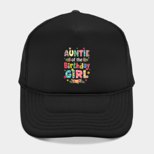 Auntie Of The Birthday Girl Hawaii Family Party Decor Hat