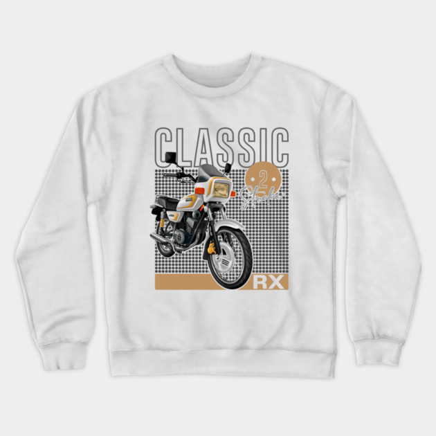 Classic 2-Stroke Motorcycle | yamaha rx Crewneck Sweatshirt by monsalveautos