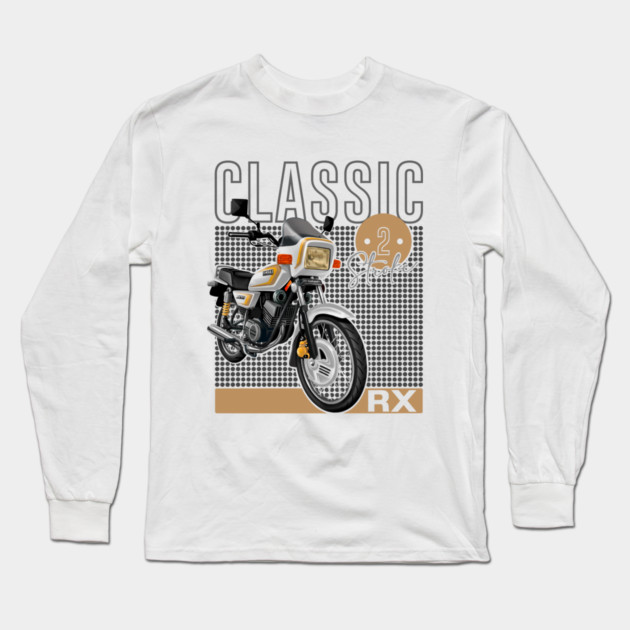 Classic 2-Stroke Motorcycle | yamaha rx Long Sleeve T-Shirt by monsalveautos