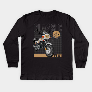 Classic 2-Stroke Motorcycle | yamaha rx Kids Long Sleeve T-Shirt