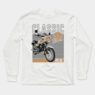 Classic 2-Stroke Motorcycle | yamaha rx Long Sleeve T-Shirt