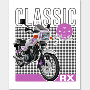 Classic Motorcycle | yamaha RX Posters and Art
