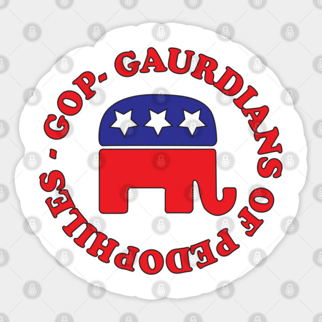 GOP Republicans Sticker by DickinsonDesign